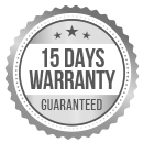 15 days warranty